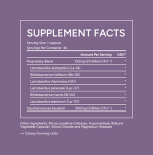Balance Supplement Facts