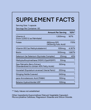 Radiance Supplement Facts