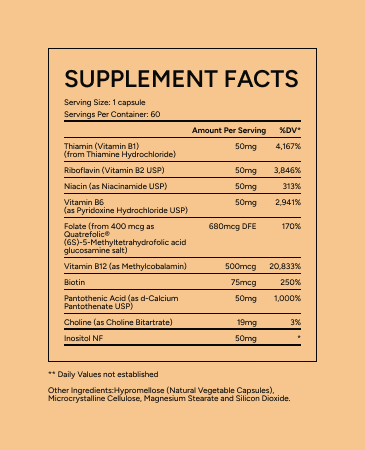 Vibrant Supplement Facts
